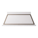 ILVE UANB60WHB Nostalgie II Noblesse 60 inch Range Hood with 600 CFM (White, Burnished)