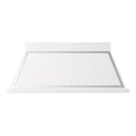 ILVE UANB60WHC Nostalgie II Noblesse 60 inch Range Hood with 600 CFM (White, Chrome)