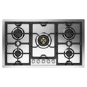 ILVE UHCPMT95SSLP Panoramagic 36 inch Built-In Gas Cooktop with 5 Burners, in Stainless Steel  (Liquid Propane, 5 Sealed Burners)