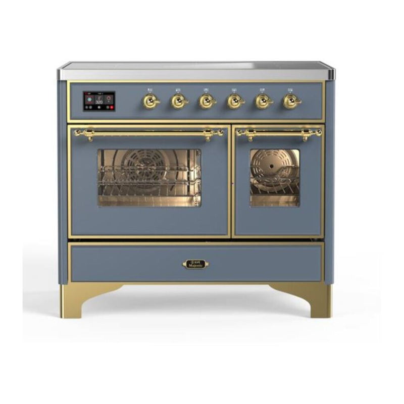 ILVE UMDI10NS3BGG Majestic II 40 in. Induction Range in Blue Grey