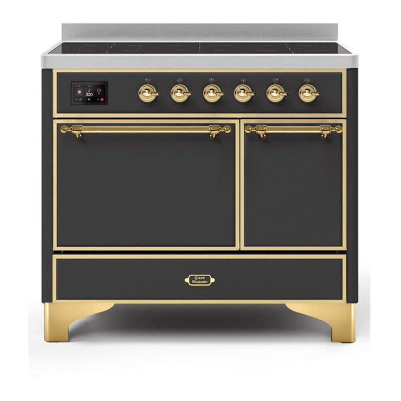 ILVE UMDI10QNS3MGG Majestic II 40 in. Induction Range in Graphite Matte