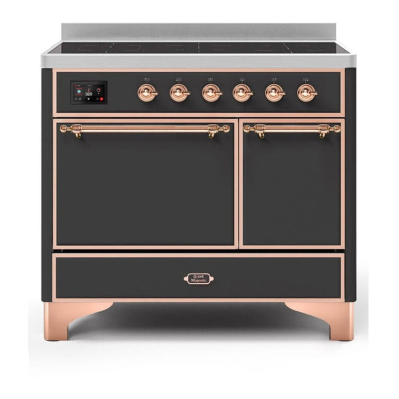 ILVE UMDI10QNS3MGP Majestic II 40 in. Induction Range in Graphite Matte