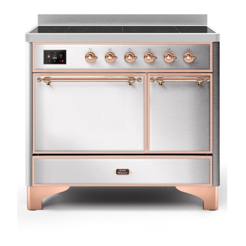ILVE UMDI10QNS3SSP Majestic II 40 in. Induction Range in Stainless Steel