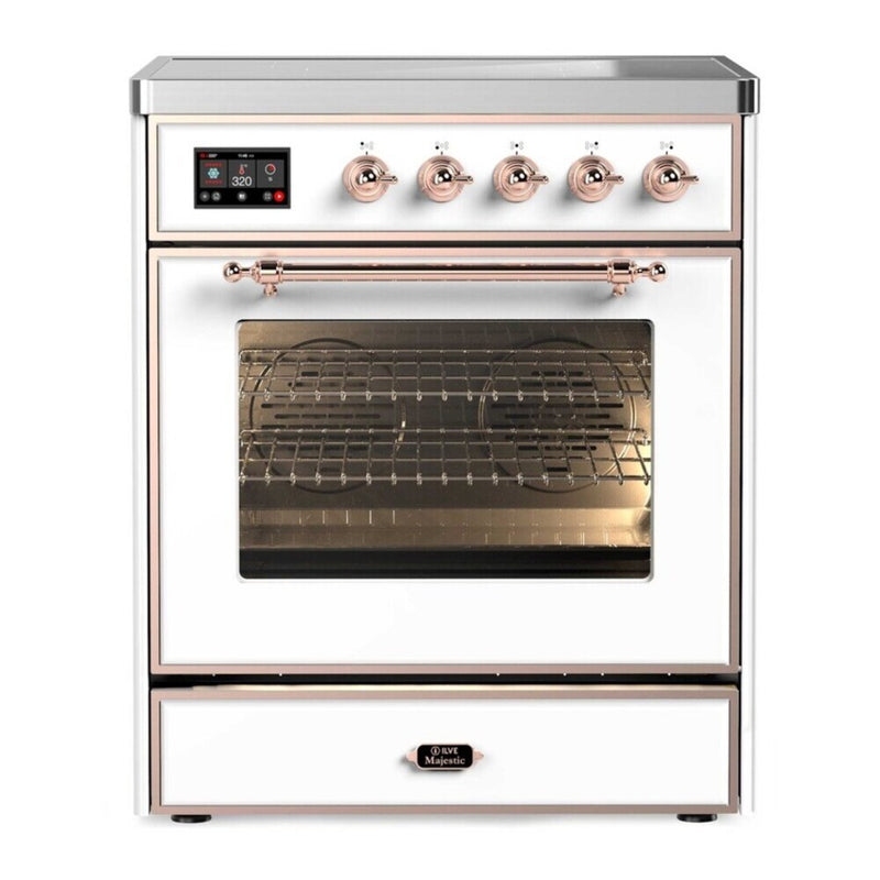 ILVE UMI30NE3WHP Majestic II 30 in. Induction Range in White