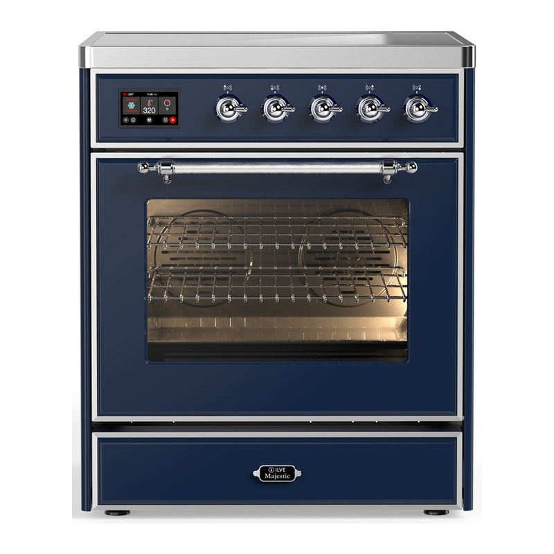 ILVE UMIB30NR3MBC Majestic III 30 in. Induction Range in Midnight Blue