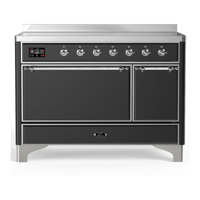 ILVE UMIB48QNR3MGC Majestic 48 in. Induction Range in Graphite Matte