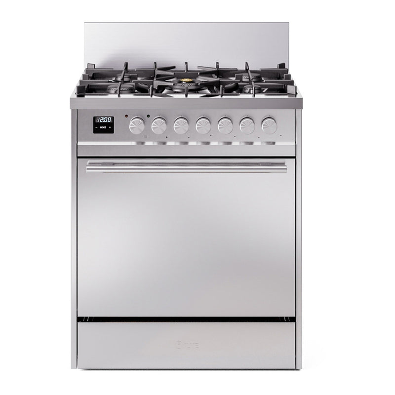 ILVE UP30QMPSS Professional Plus II 30 in. Dual Fuel Range in Stainless Steel