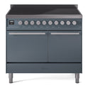 ILVE UPDI406QMPBG Professional Plus II 40 inch Induction Range  (Solid Door, Blue Grey)