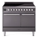 ILVE UPDI406QMPMG Professional Plus II 40 inch Induction Range  (Solid Door, Graphite Matte)