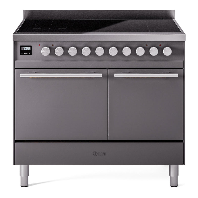 ILVE UPDI406QMPMG Professional Plus II 40 in. Induction Range in Graphite Matte