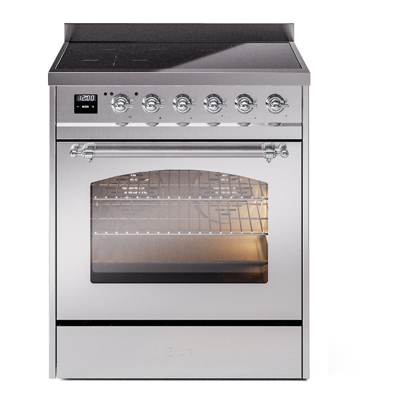 ILVE UPI304NMPSSC Nostalgie II 30 in. Induction Range in Stainless Steel