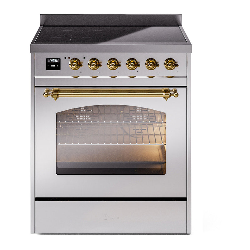 ILVE UPI304NMPSSG Nostalgie II 30 in. Induction Range in Stainless Steel