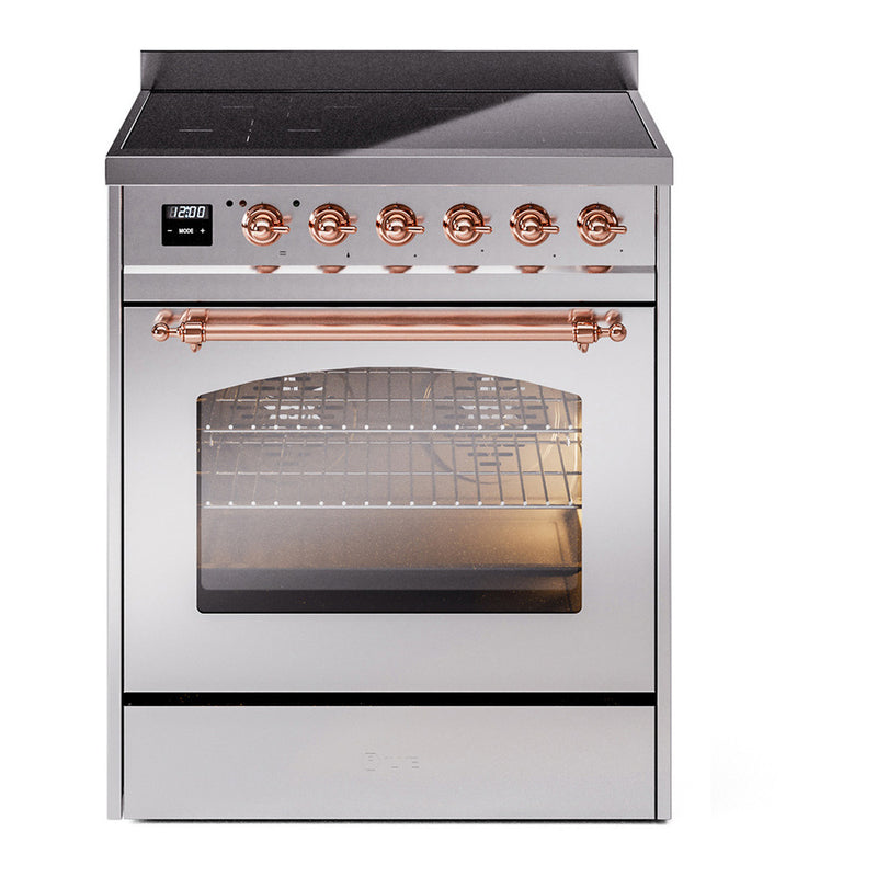 ILVE UPI304NMPSSP Nostalgie II 30 in. Induction Range in Stainless Steel