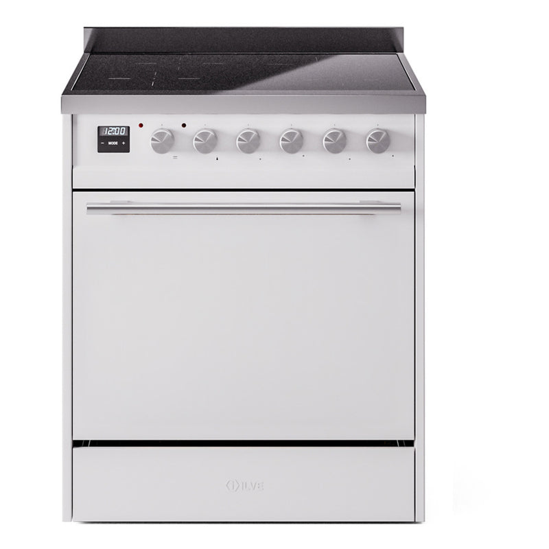 ILVE UPI304QMPWH Professional Plus II 30 in. Induction Range in White
