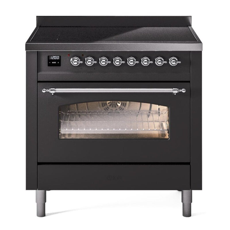 ILVE UPI366NMPMGC Nostalgie 36 in. Induction Range in Graphite Matte