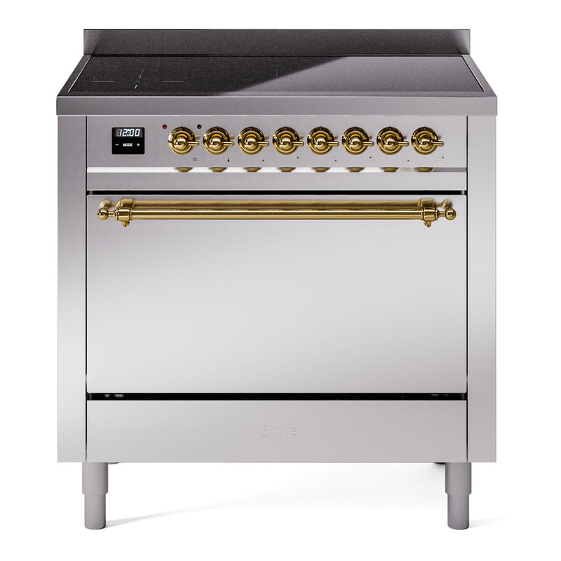 ILVE UPI366QNMPSSG Nostalgie II 36 in. Induction Range in Stainless Steel