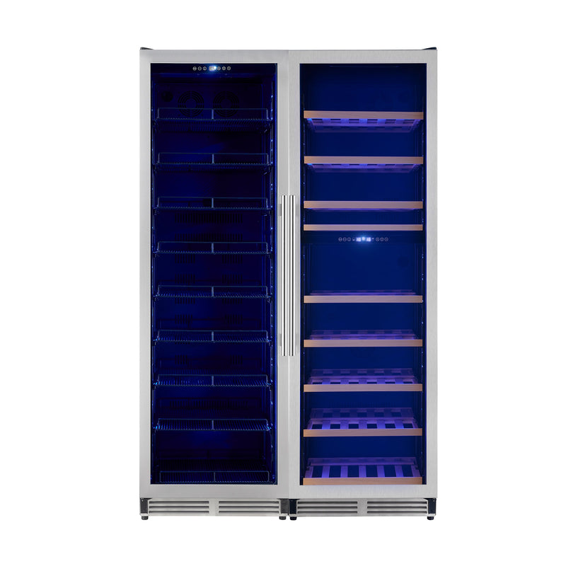 Forno FWCDR6633-48S 48 in. Dual Zone Wine Cooler