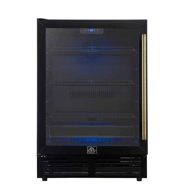 Forno FWCDR6665-24BLK 24 in. Wine Cooler in Black