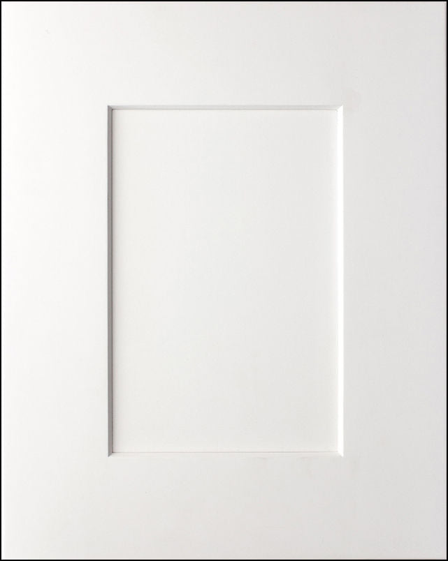 Classic White Shaker finish reference — not exact wall-oven cabinet configuration