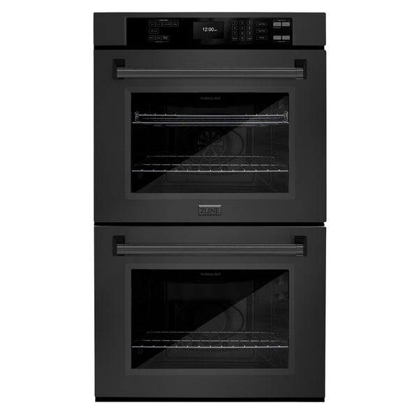 Horno de pared doble de convección real profesional ZLINE de 30 pulgadas con freidora de aire y autolimpieza