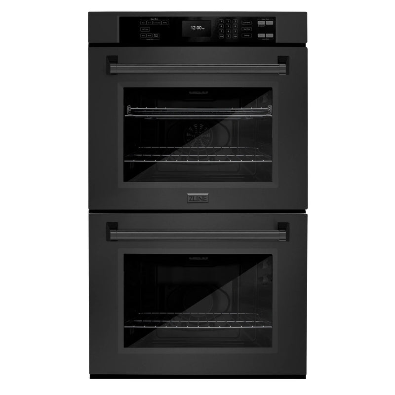 ZLINE 30 in. Professional True Convection Double Wall Oven with Air Fry and Self Clean in Stainless Steel (WAD-30) Zline