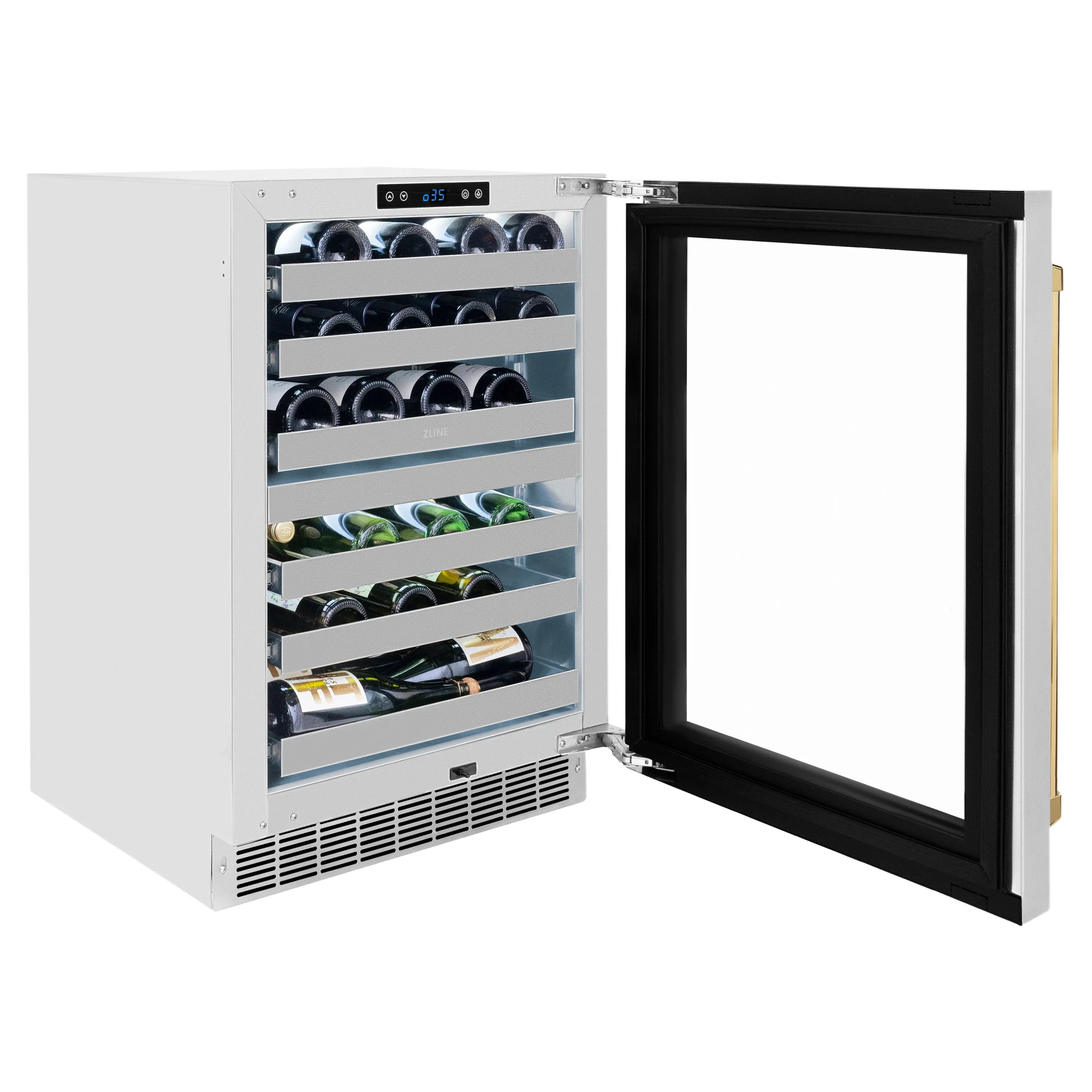 ZLINE 24 In. Touchstone Wine Cooler with Stainless Steel