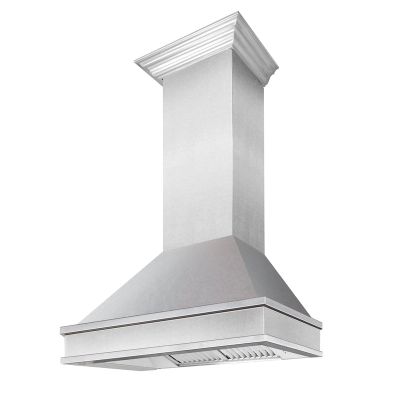 ZLINE 36" Designer Series Ducted Wall Mount Range Hood in Fingerprint Resistant Stainless Steel (8656S-36) Zline