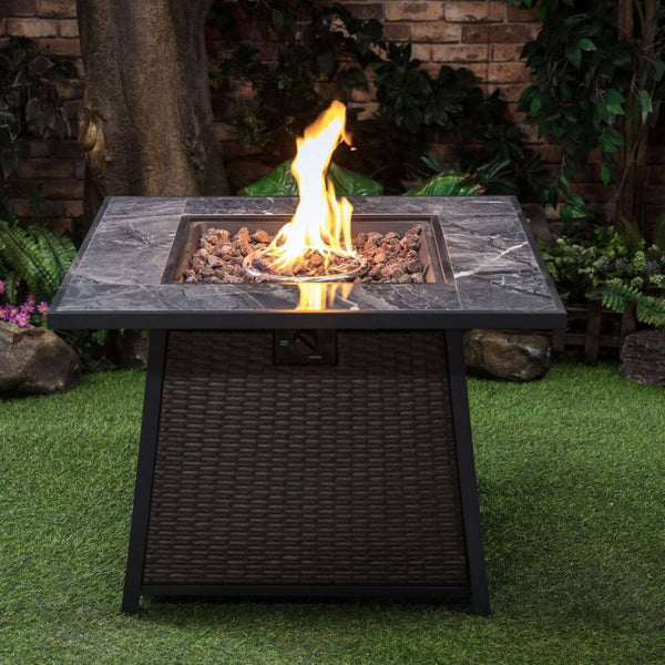 Mesa de fogata a gas para exteriores Deko Living de 9 kg (COB10001)