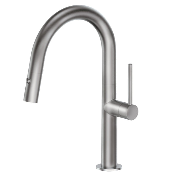 Grifo de cocina Voltaire ZLINE en níquel cepillado (VLT-KF-BN)