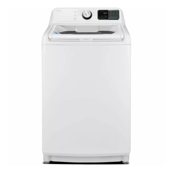 Lavadora de carga superior Midea de 4.5 pies cúbicos con agitador en blanco (MLV45N1BWW)