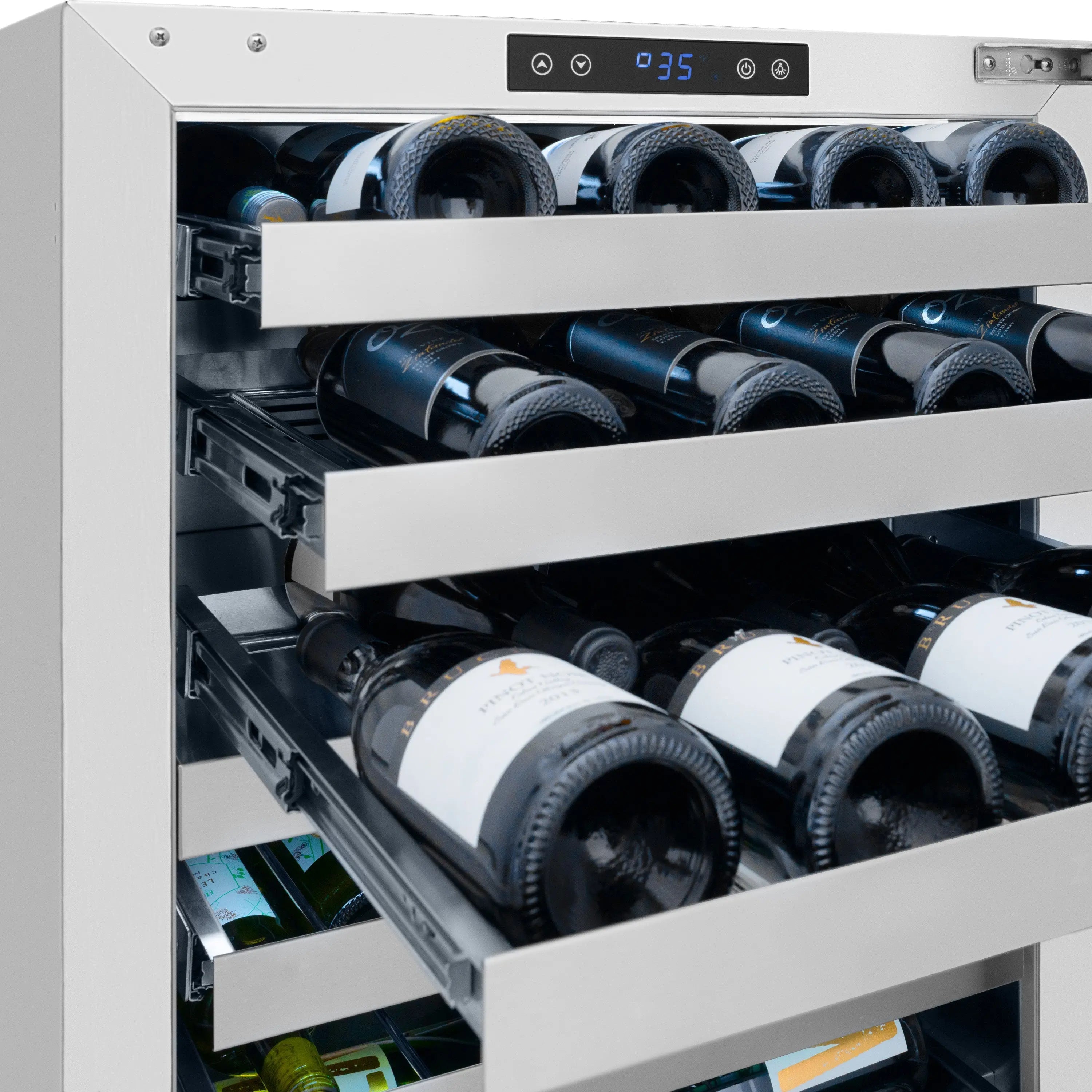 ZLINE 24 In. Touchstone Wine Cooler with Stainless Steel