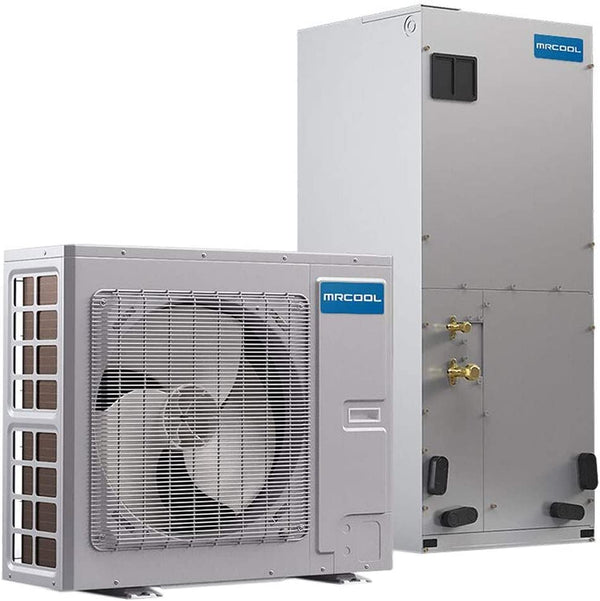 Sistema dividido de bomba de calor central universal MrCool de velocidad variable de 2 a 3 toneladas y 20 SEER 