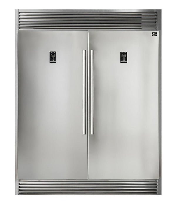 Refrigerador y congelador Forno Pro-Style - 2 x 28 pulgadas - 27,6 pies cúbicos (FFFFD1933-6