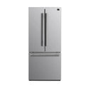 Forno 30-Inch French Door Refrigerator with 17.5 Cu. Ft. with Ice Maker in Stain