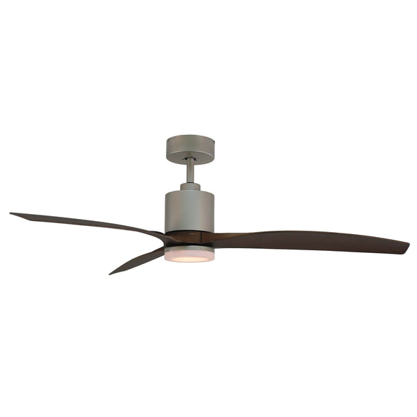 Ventilador de techo inteligente activado por voz Forno Voce Tripolo de 60 pulgadas con cuerpo color champán y