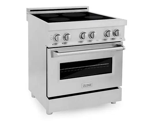 ZLINE 30 in. 4.0 cu. ft. Legacy Induction Range with 4 Element Cooktop and Electric Oven Zline