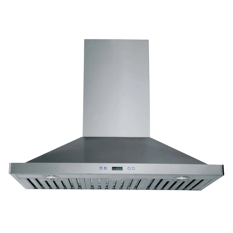 Forno 36-Inch Siena Wall Mount Range Hood in Stainless Steel with 450 CFM Motor Forno