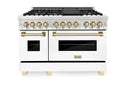 ZLINE Autograph Edition 48 in. Dual Fuel Range with 7 Burner Cooktop