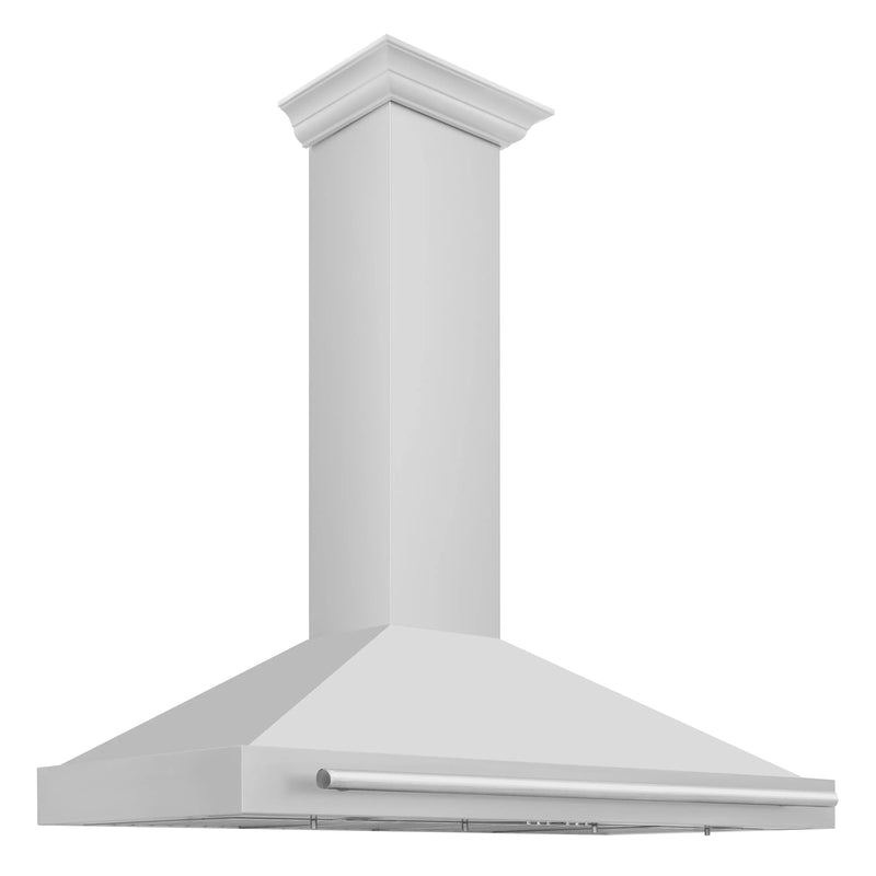 ZLINE 48 in. Convertible Stainless Steel Range Hood with Stainless Steel Handle (KB4STX-48) Zline
