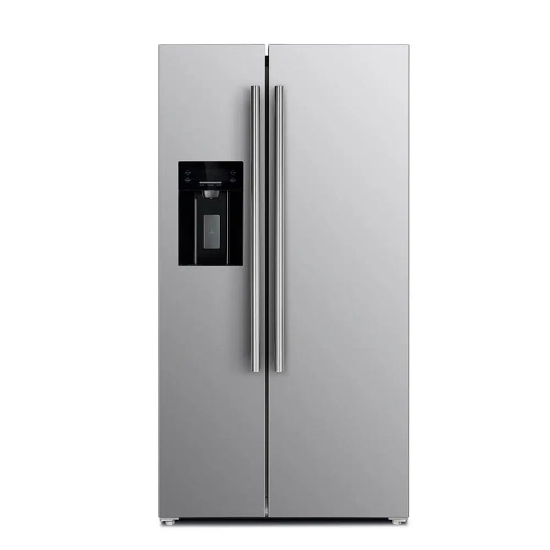 Forno 36-Inch Side by Side 20 cu.ft Refrigerator in Stainless Steel with Water D Forno