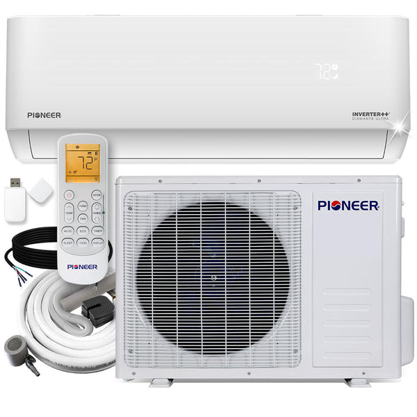 Pioneer® Diamante Ultra 9,000 BTU 23 SEER 230V Mini-Split sin ductos Inverter++ Wi