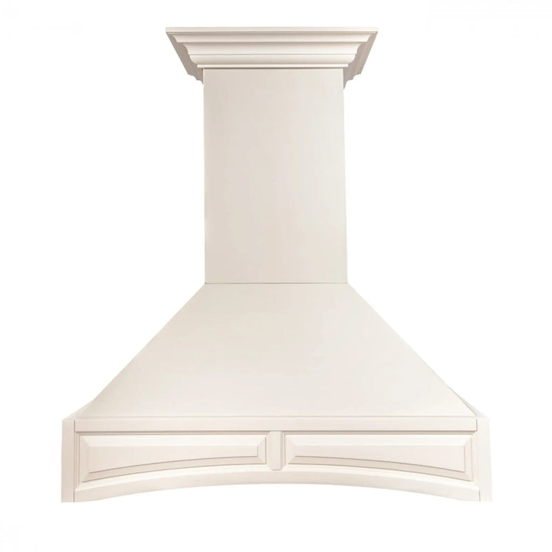 ZLINE 30" Convertible Vent Wooden Wall Mount Range Hood in Cottage White (321TT-30) Zline