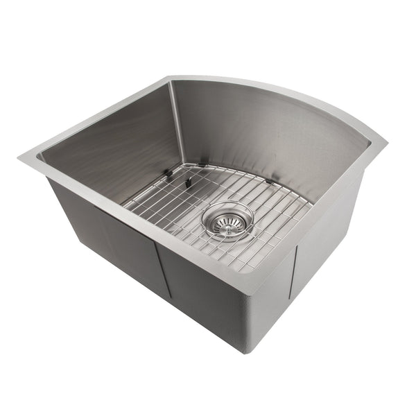 Fregadero de cocina de un solo tazón con rejilla inferior ZLINE Telluride de 22 pulgadas (SCS)