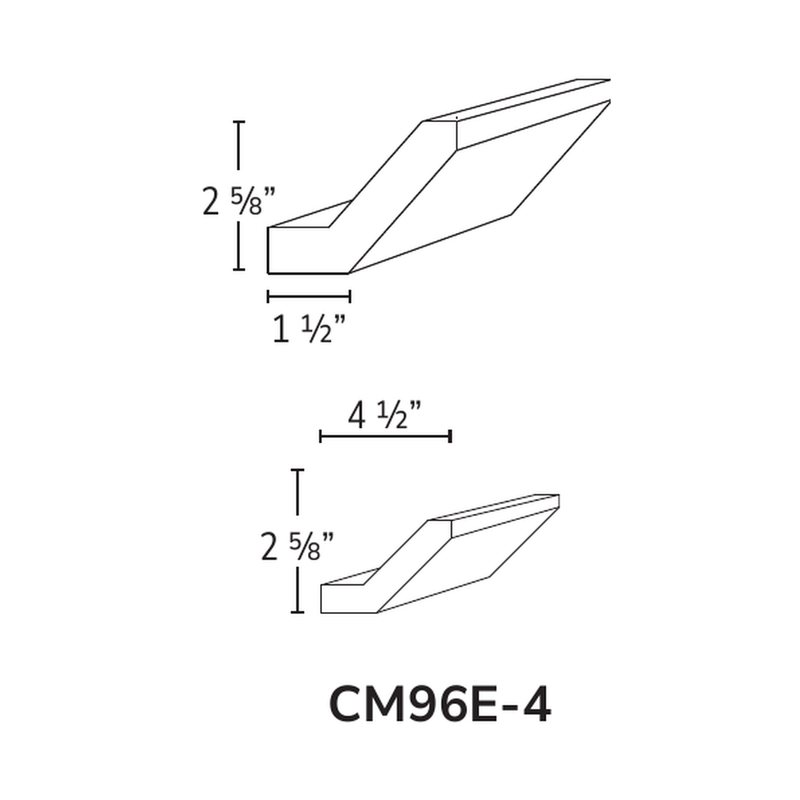 Forevermark CM96E-4 crown molding profile