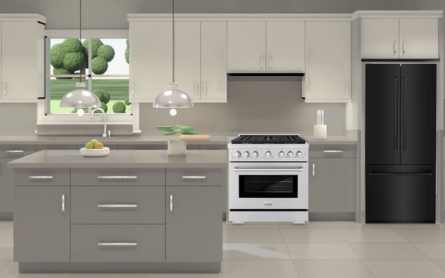 Euro Gloss kitchen — Frameless