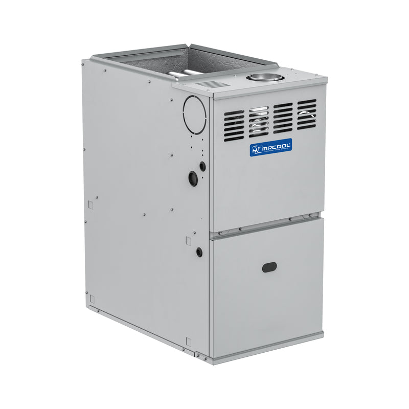 MRCOOL 80% AFUE 80K BTU Upflow/Horizontal/Downflow Single-Stage DC Motor VersaPro Natural Gas Furnace with B Cabinet (MGA80SE080B4C)