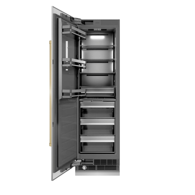ZLINE RCFVZ-304-24-CB Autograph Edition 24 in. Column Freezer in Panel Ready