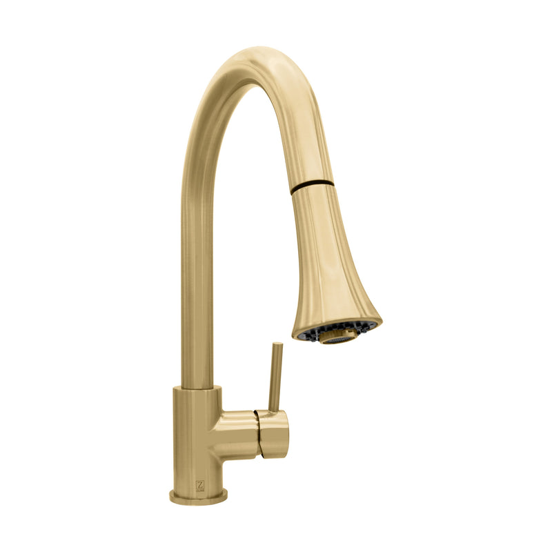 ZLINE Autograph Edition Edison Kitchen Faucet in Champagne Bronze (EDS-KF-CB) ZLINE