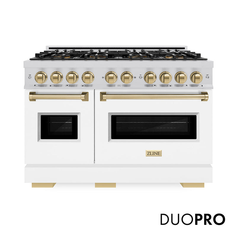 ZLINE PCGRZ-WM-48-CB Autograph Edition 48 in. Gas Range in Stainless Steel