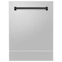 ZLINE 24 in. Dishwasher Panel with Handle in Matte Black (DPVZ-304-24-MB)